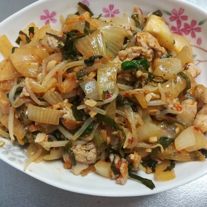ご飯がすすむ!豚キムチ♪